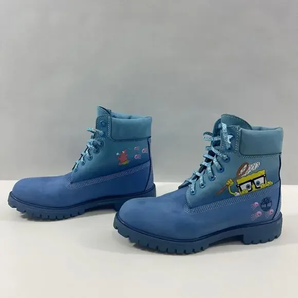 SpongeBob X Timberlands Men's Boots Size 9.5 No Box
